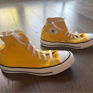 Converse Bright Yellow High-Tops
